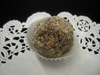Honey Ginger Crisp Rum Ball Honey Ginger Crisp Rum Ball